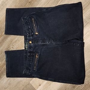 LRL Lauren Jeans Co. Ralph Lauren size 14 inseam 31 inches dark wash
